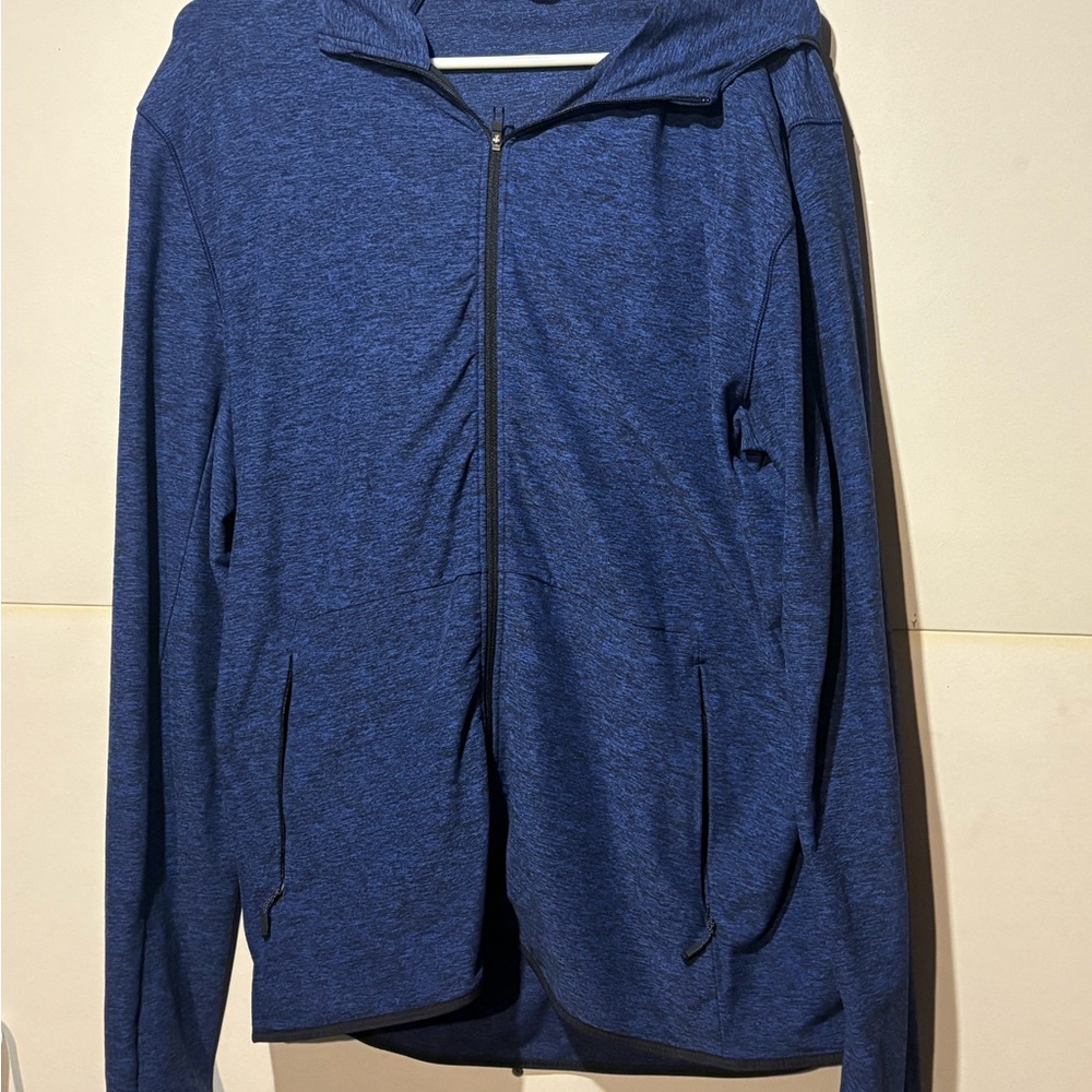 LULULEMON; Men's Blue Zip-Up hoodie